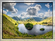 Park Narodowy Lake District, Jezioro Haweswater, Dolina Mardale, Góry, Kumbria, Anglia